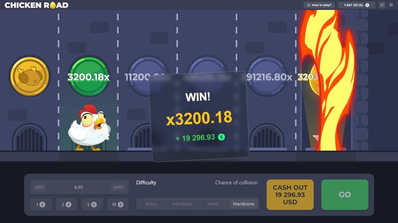 Best chicken road online in Spain